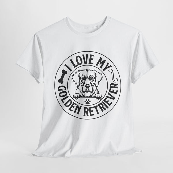 i love my golden retriever pets lover tshirt