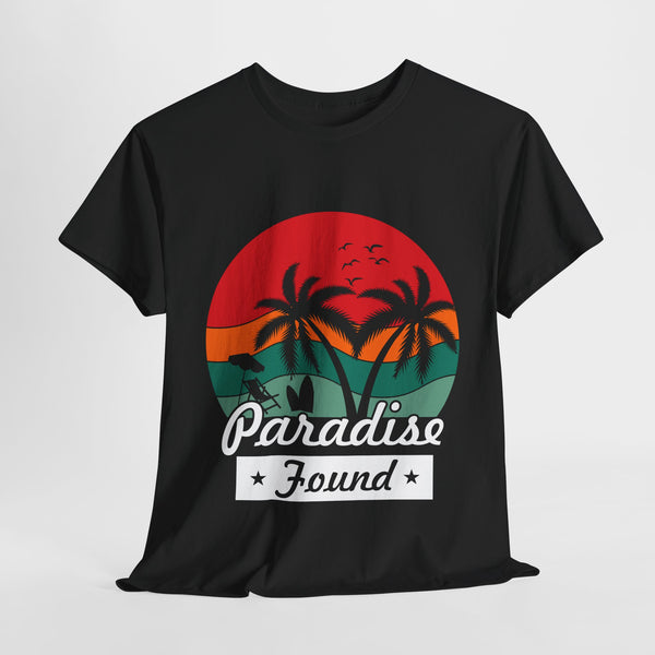 paradise found holiday tshirt