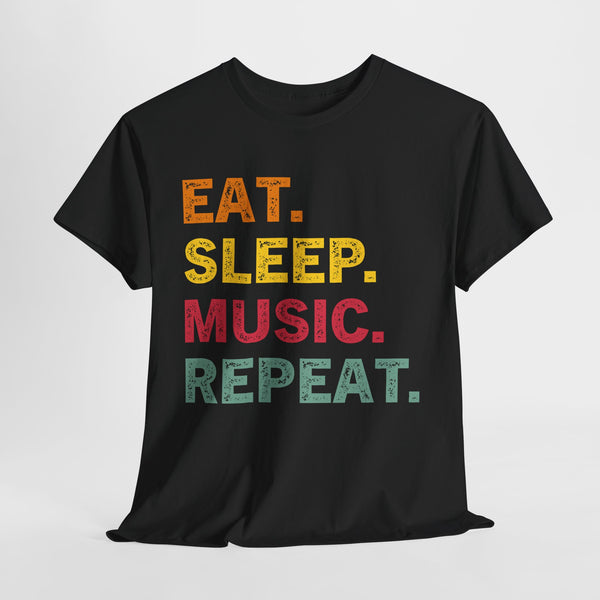 Eat sleep Music repeat music lover tshirt