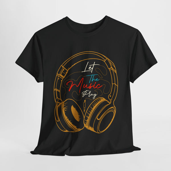 Let the music play music lover tshirt