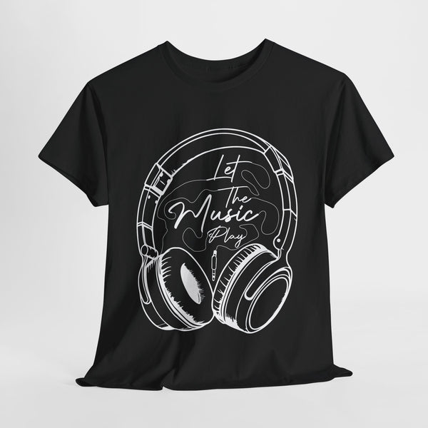 Let the music play music lover tshirt