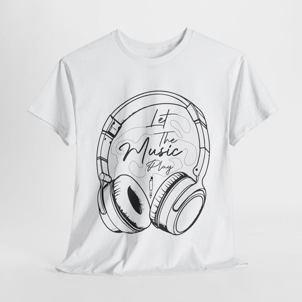 Let the music play music lover tshirt