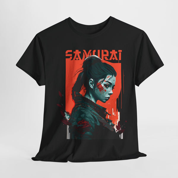 girl samurai premium tshirt