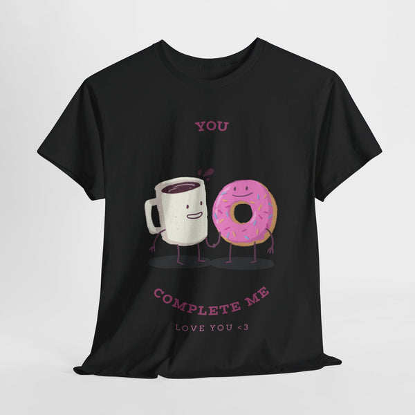 you complete me unisex valentine tshirt