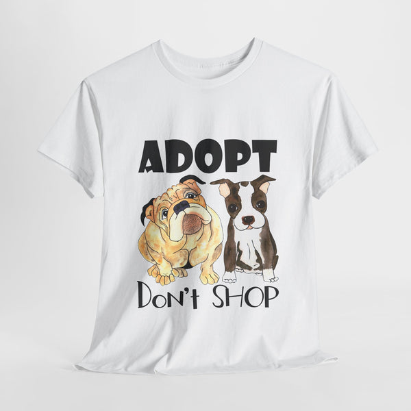 Adopt Don't shop pets lover tshirt