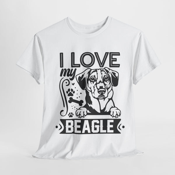 i love my beagle pets lover tshirt